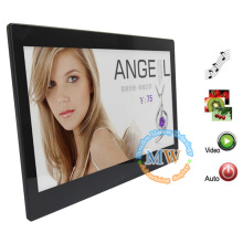 Relógio digital do seller superior de 13,3 polegadas com função cheia do lcd do quadro da foto